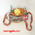 Plush Animal Tree Hollow Handbag